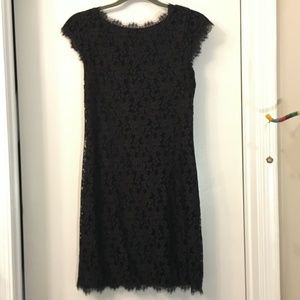 NWOT  DVF Black Dress